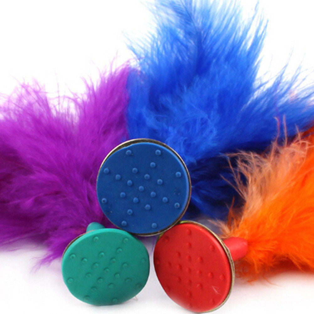 2Pcs Feather Chinese Kick Shuttlecock Kids Toy Sport Exercise Outdoor Game