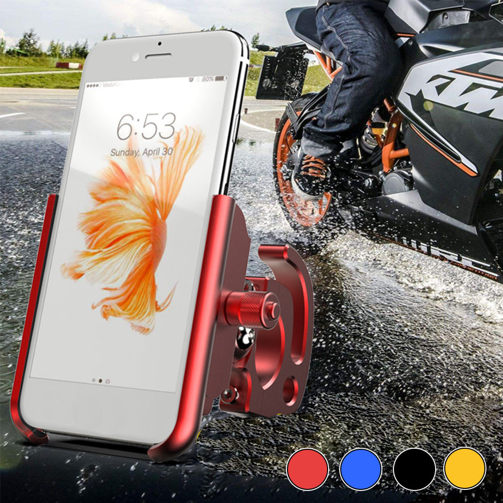 Universal CNC Aluminum Alloy Bicycle MTB Bike Rotation Phone Rack Bracket Holder