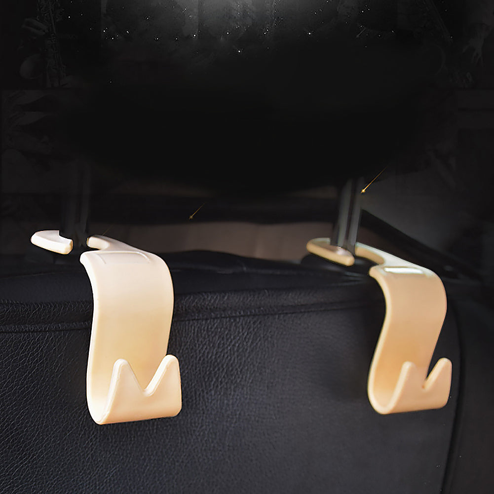 4 Pcs Universal Car Seat Back Hooks Autos Headrest Hanger Holder Vehicle Mount