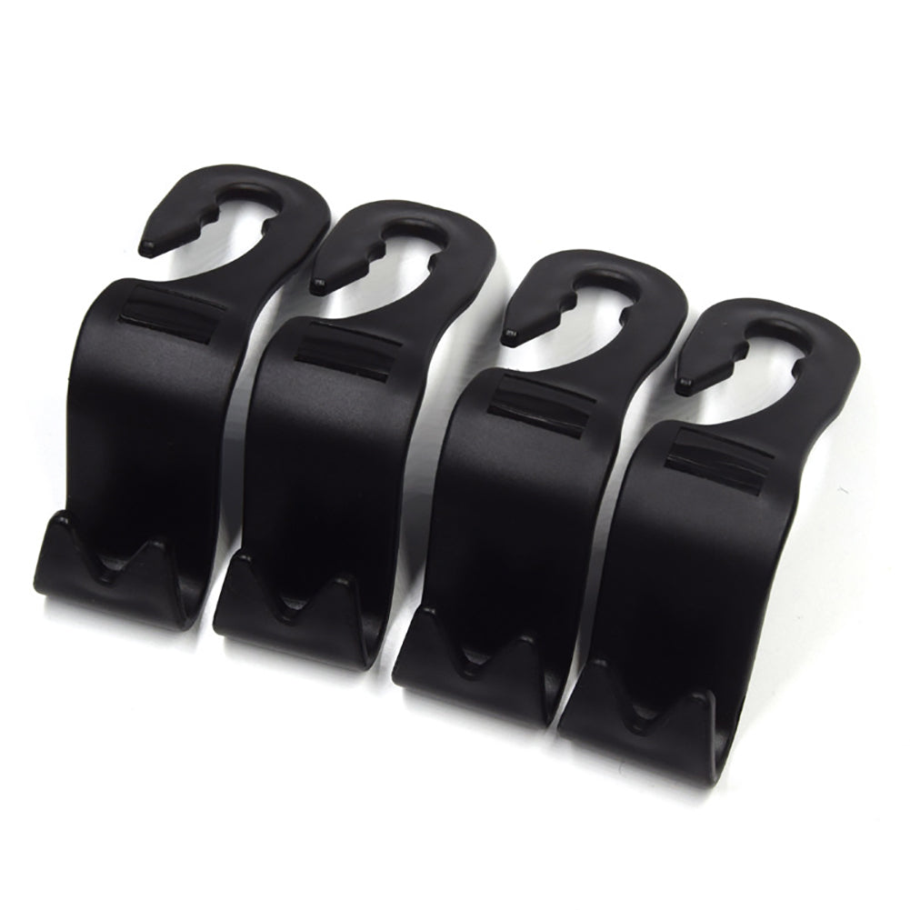 4 Pcs Universal Car Seat Back Hooks Autos Headrest Hanger Holder Vehicle Mount