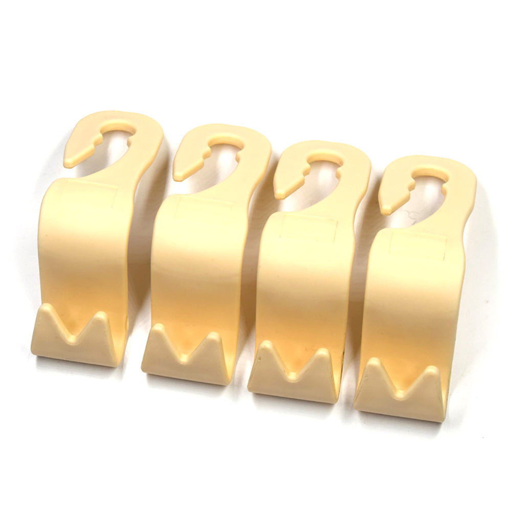 4 Pcs Universal Car Seat Back Hooks Autos Headrest Hanger Holder Vehicle Mount