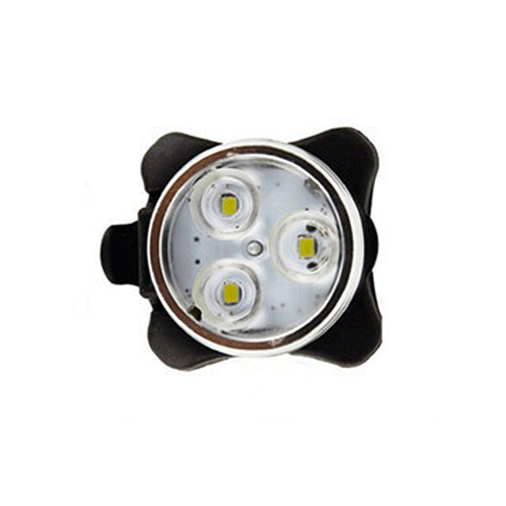 Practical USB Charging Bicycle 3 LED Head Front Light Bike Safety Sign Lamp