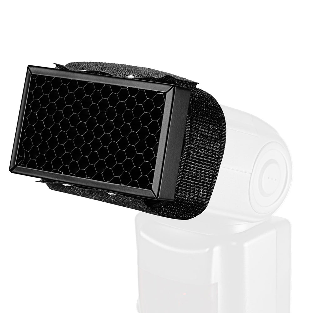 Honey Comb Grid Soft Box Flash Diffuser Bouncer for Canon Nikon DSLR Camera