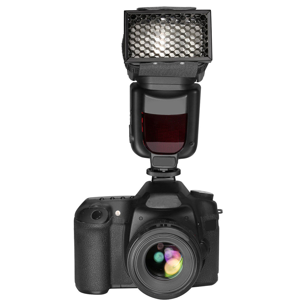 Honey Comb Grid Soft Box Flash Diffuser Bouncer for Canon Nikon DSLR Camera