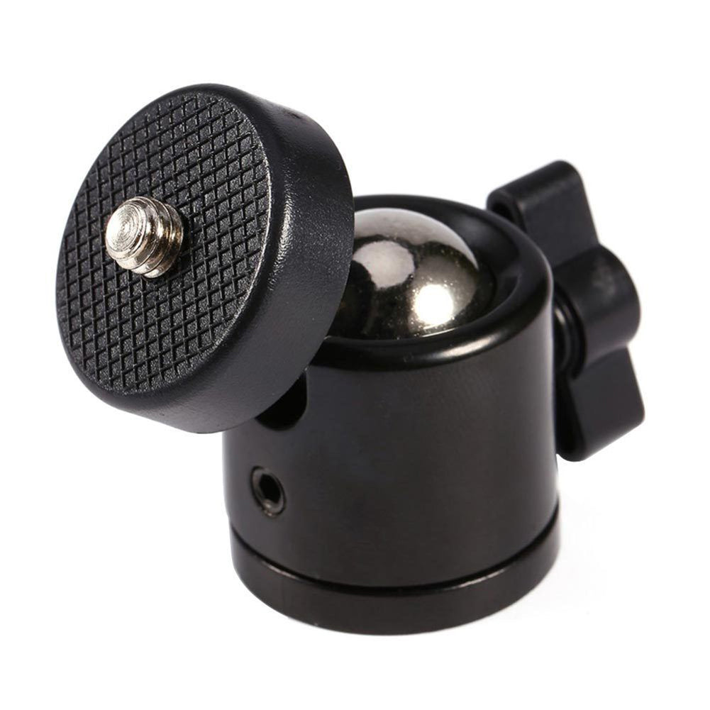 360° Swivel Ball Head 1/4 Inch Screw DSLR Camera Tripod Ballhead Stand Mount