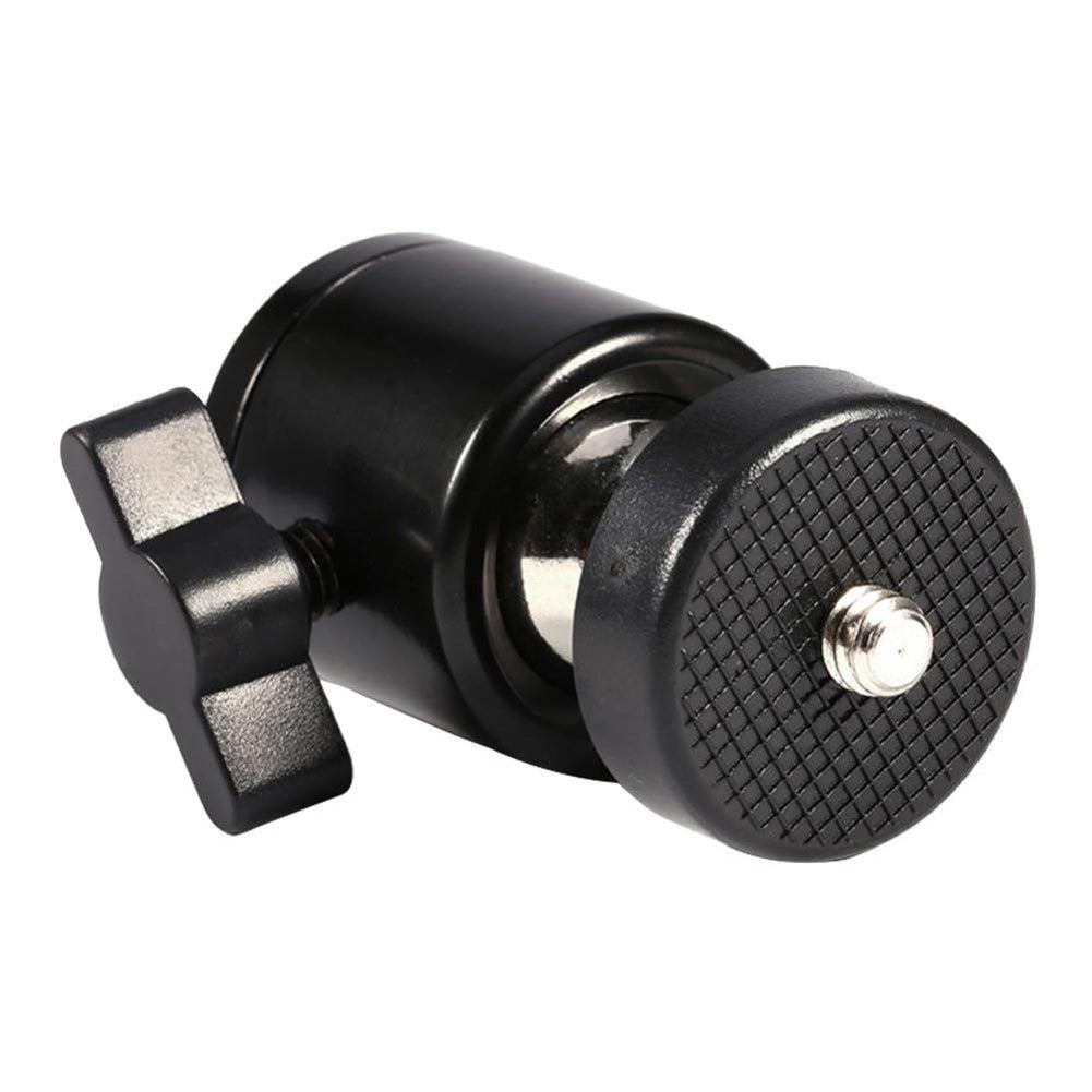 360° Swivel Ball Head 1/4 Inch Screw DSLR Camera Tripod Ballhead Stand Mount