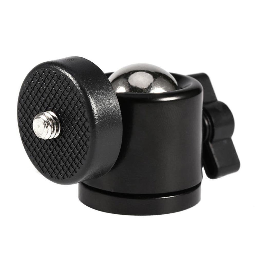 360° Swivel Ball Head 1/4 Inch Screw DSLR Camera Tripod Ballhead Stand Mount