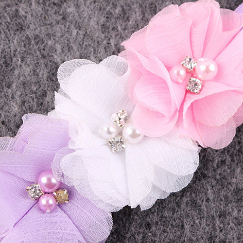 Newborn Kids Baby Lovely Feather Angel Wings Flower Hair Band Photography Props