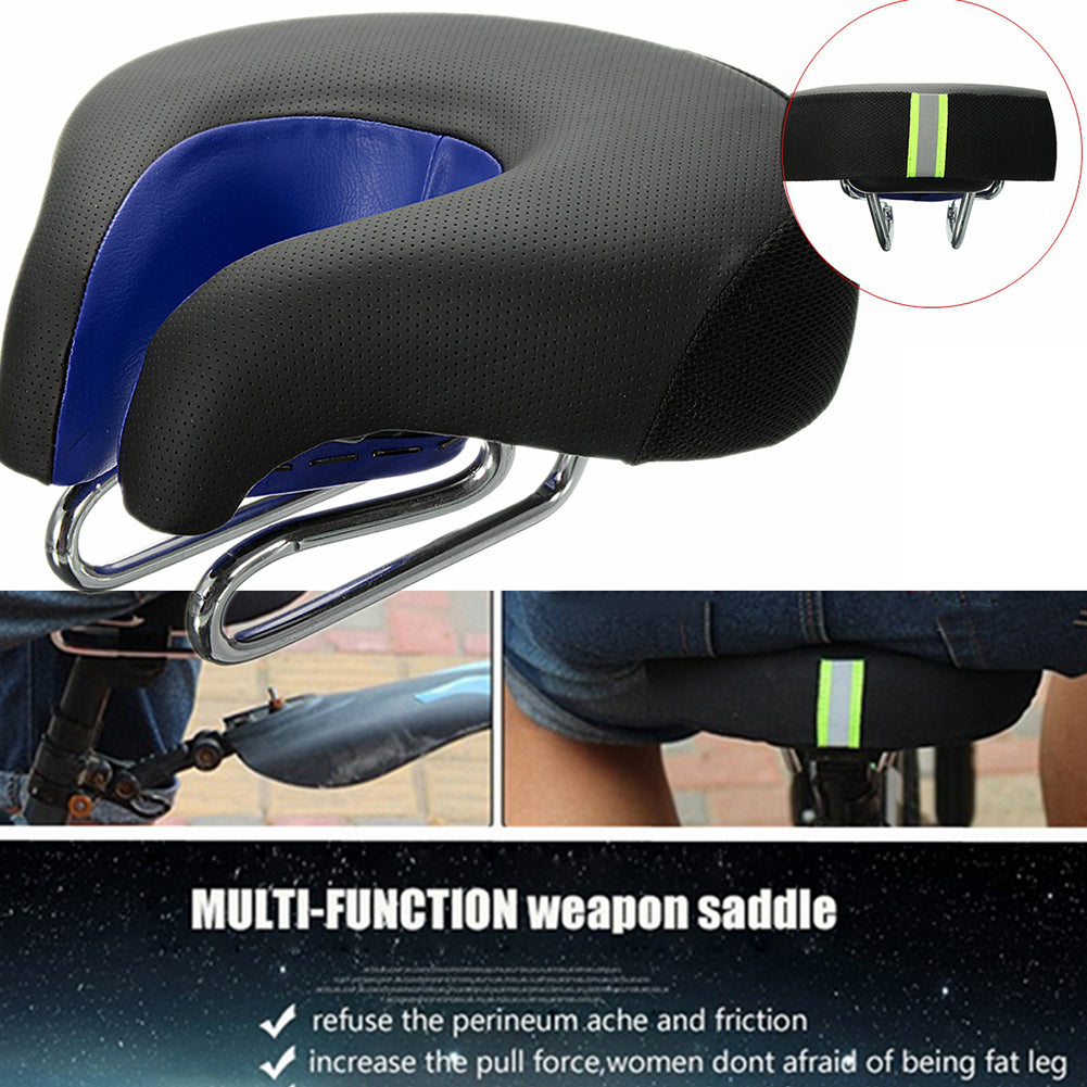 MTB Road Mountain Bike Bicycle Cycling Reflective Soft Saddle Seat Cushion