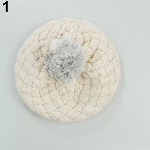 Cute Baby Infant Girls Boys Toddler Winter Warm Knitted Crochet Hat Beanie Cap