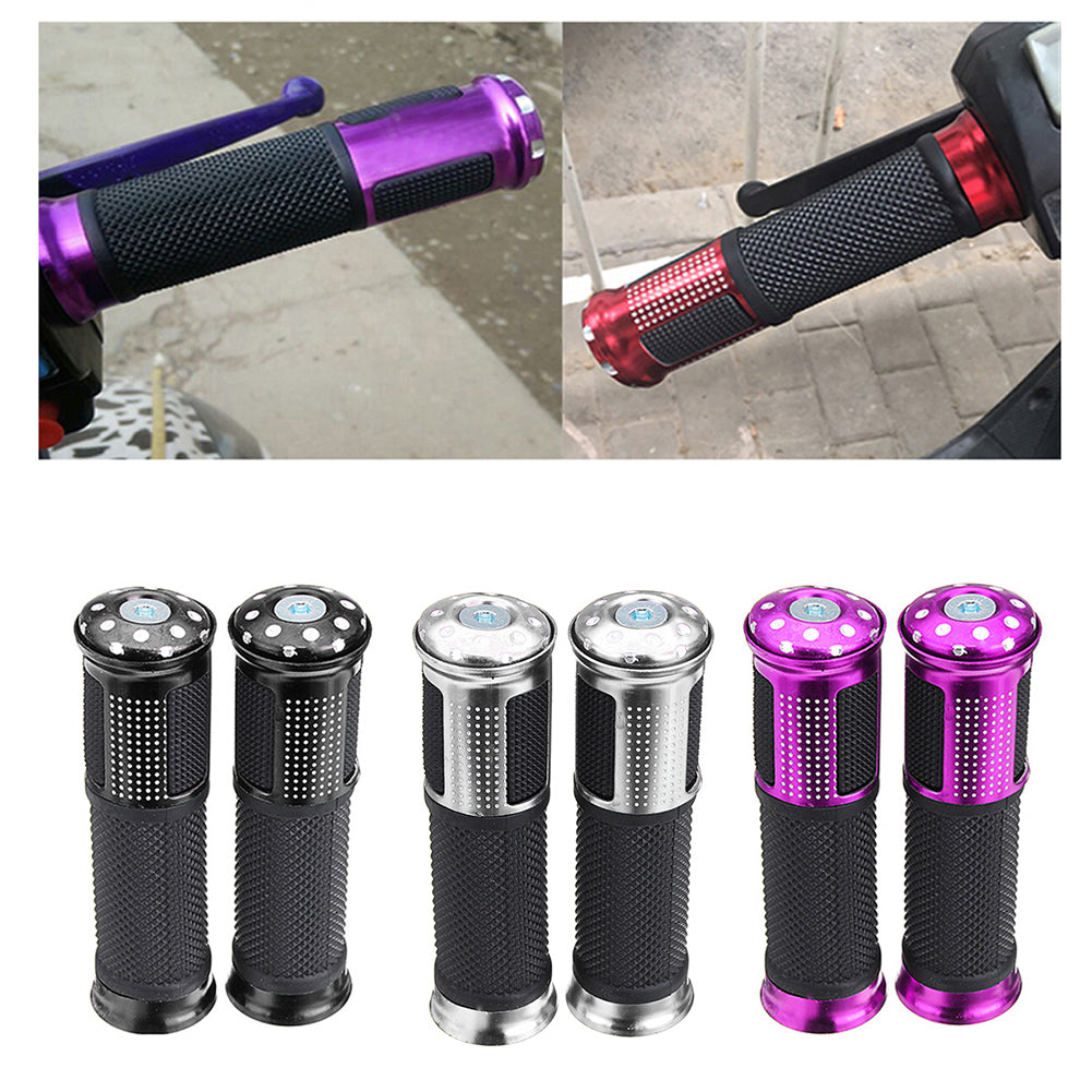 2Pcs Universal Motorcycle 22mm Handle Bar Hand Grips ATV for Honda Yamaha Suzuki