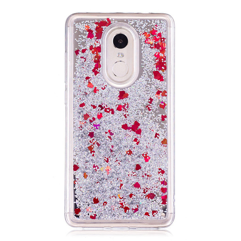 Cover For Xiaomi Redmi 4X Case Quicksand Flash Glitter Powder Mirror Hard Mobile phone Cases Covers For Xiaomi Redmi 4