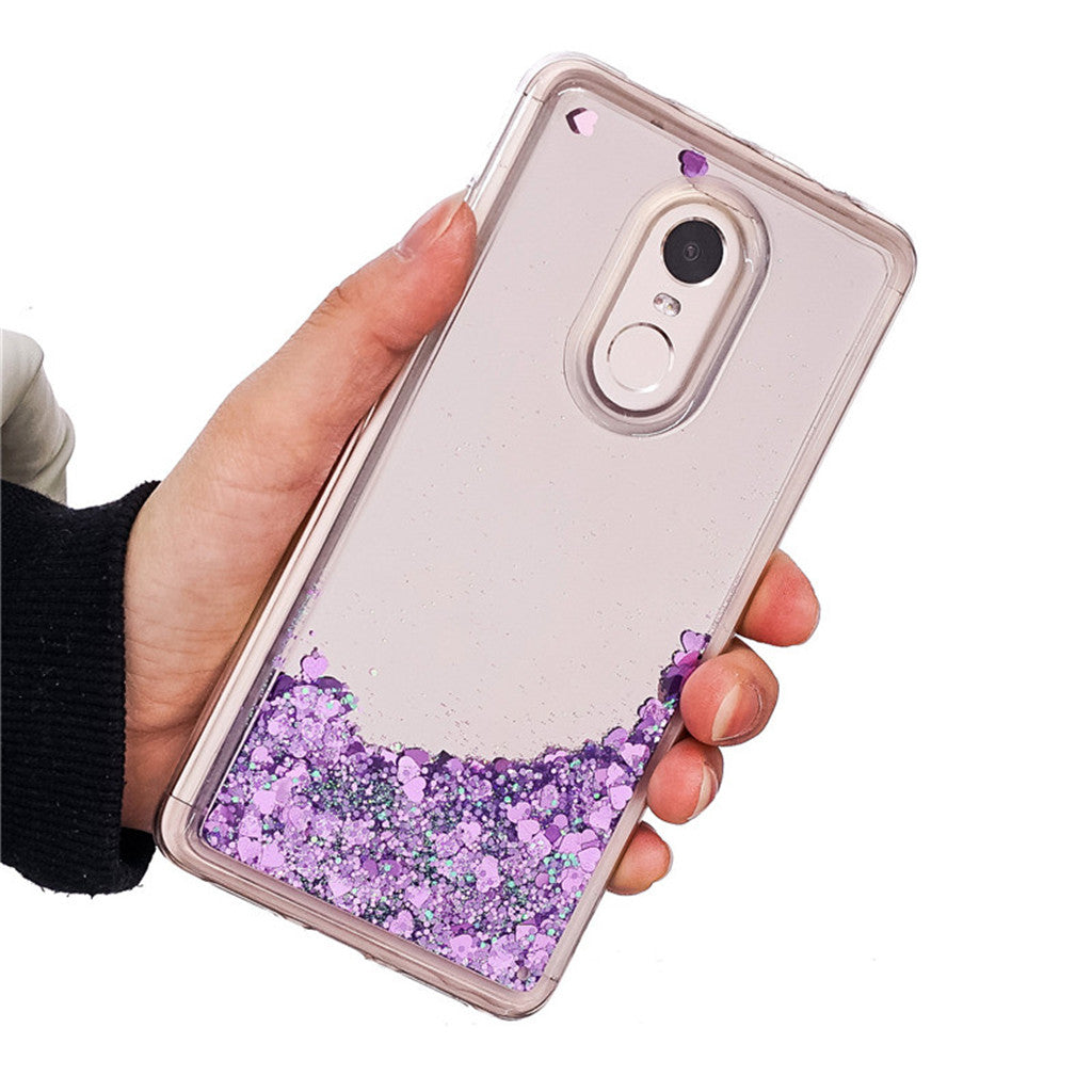 Cover For Xiaomi Redmi 4X Case Quicksand Flash Glitter Powder Mirror Hard Mobile phone Cases Covers For Xiaomi Redmi 4