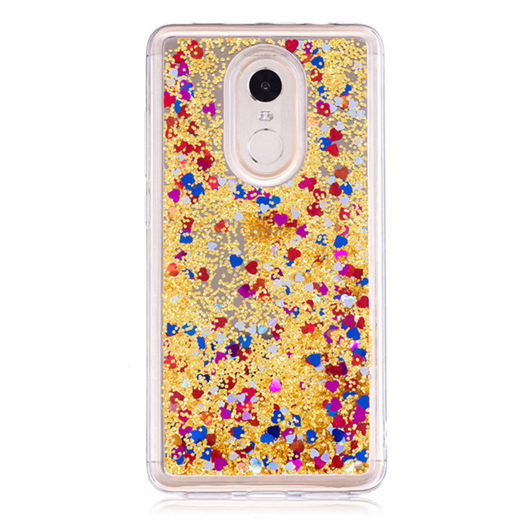 Cover For Xiaomi Redmi 4X Case Quicksand Flash Glitter Powder Mirror Hard Mobile phone Cases Covers For Xiaomi Redmi 4