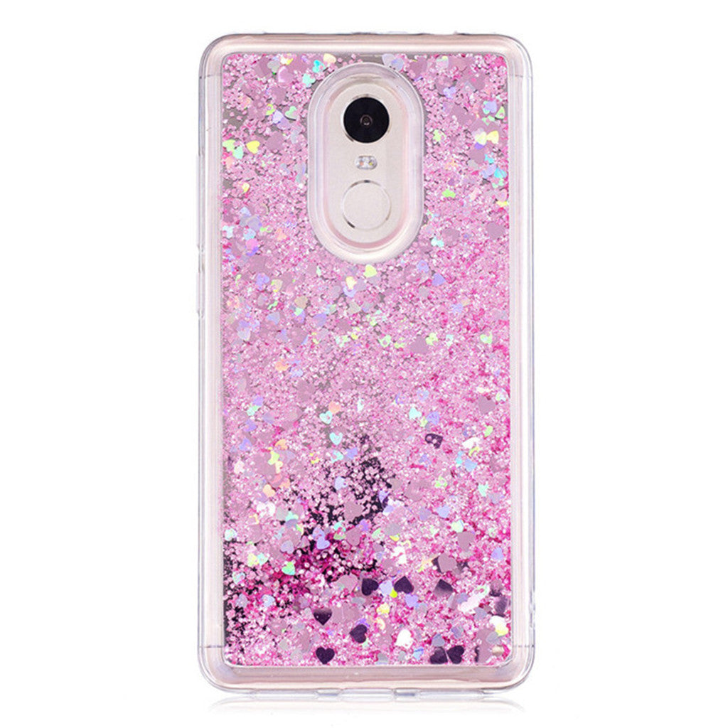 Cover For Xiaomi Redmi 4X Case Quicksand Flash Glitter Powder Mirror Hard Mobile phone Cases Covers For Xiaomi Redmi 4