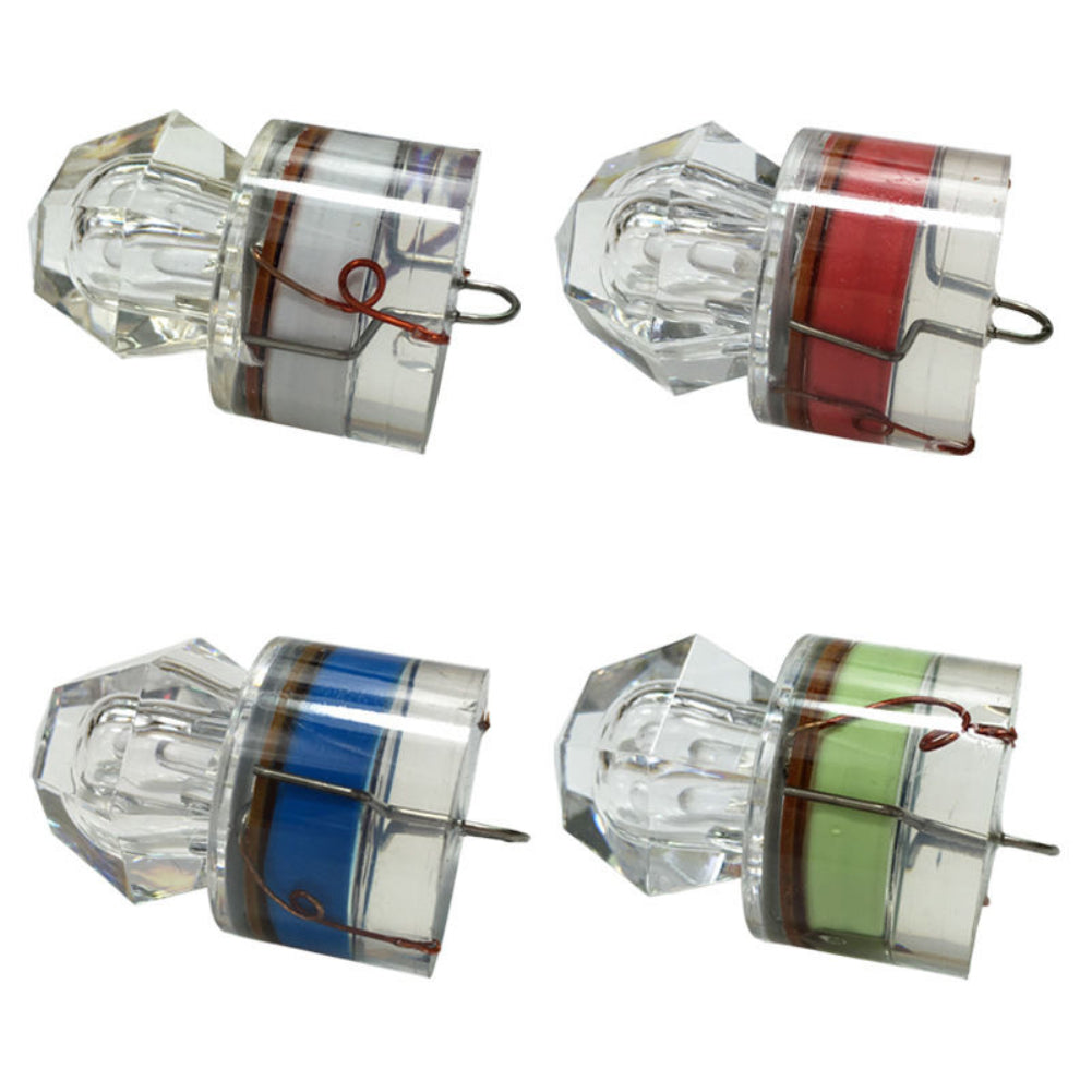 LED Deep Sea Underwater Diamond Flashing Fishing Light Squid Strobe Bait Lure