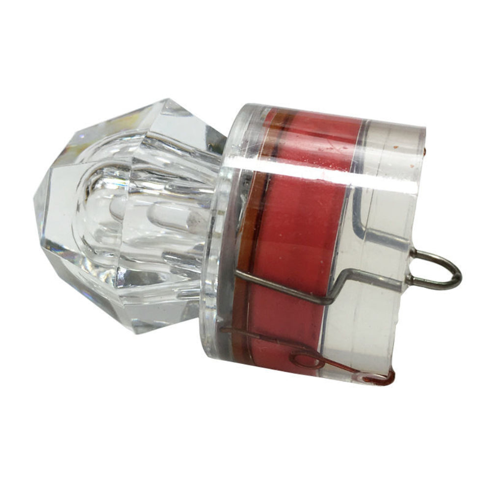 LED Deep Sea Underwater Diamond Flashing Fishing Light Squid Strobe Bait Lure