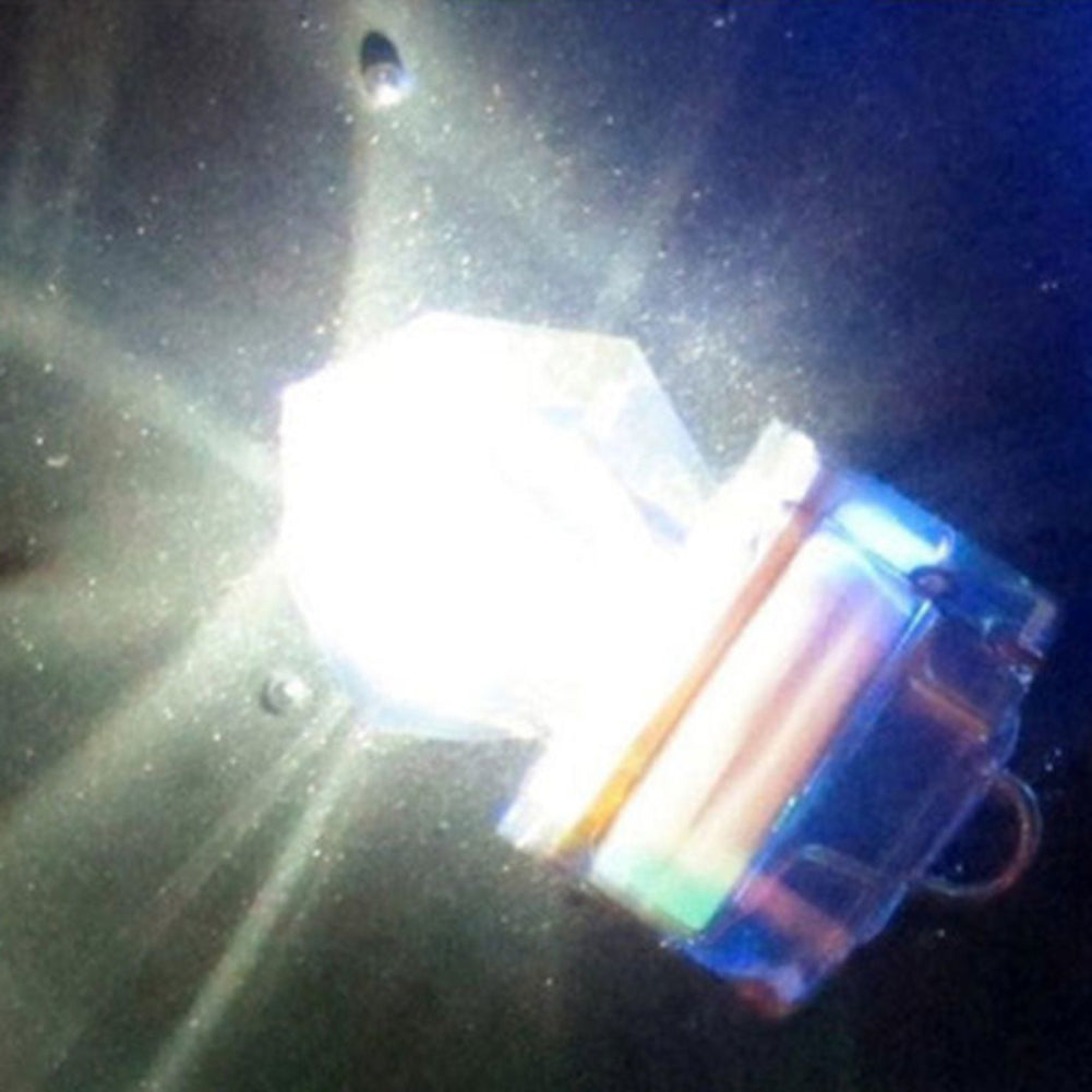 LED Deep Sea Underwater Diamond Flashing Fishing Light Squid Strobe Bait Lure