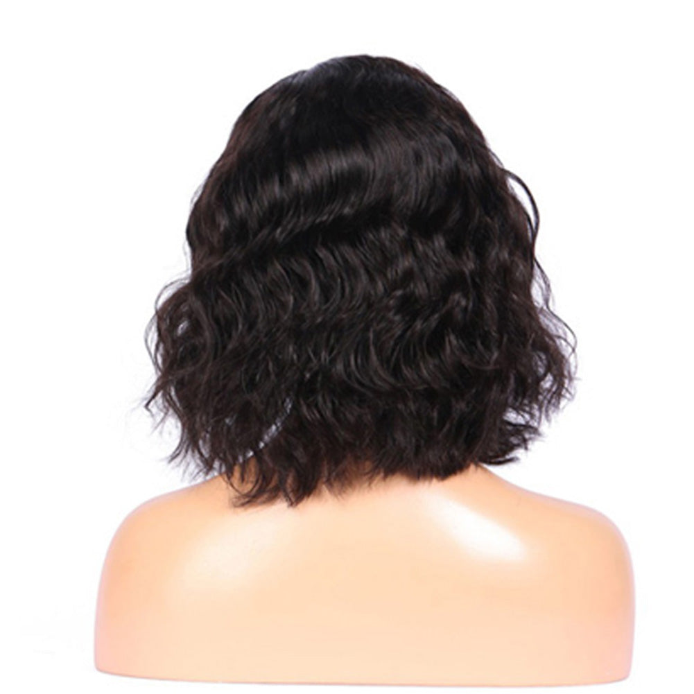 Women Fashion Shoulder-Length Hair Lace Front Cosplay Party Wavy Curly Full Wig