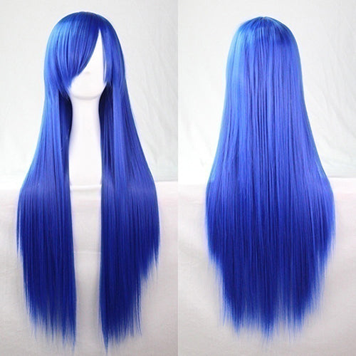 Women Fashion Long Anime Wigs Cosplay Party Wigs Full Straight Hair Extension