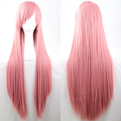 Women Fashion Long Anime Wigs Cosplay Party Wigs Full Straight Hair Extension