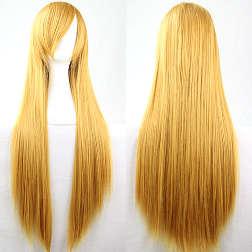 Women Fashion Long Anime Wigs Cosplay Party Wigs Full Straight Hair Extension