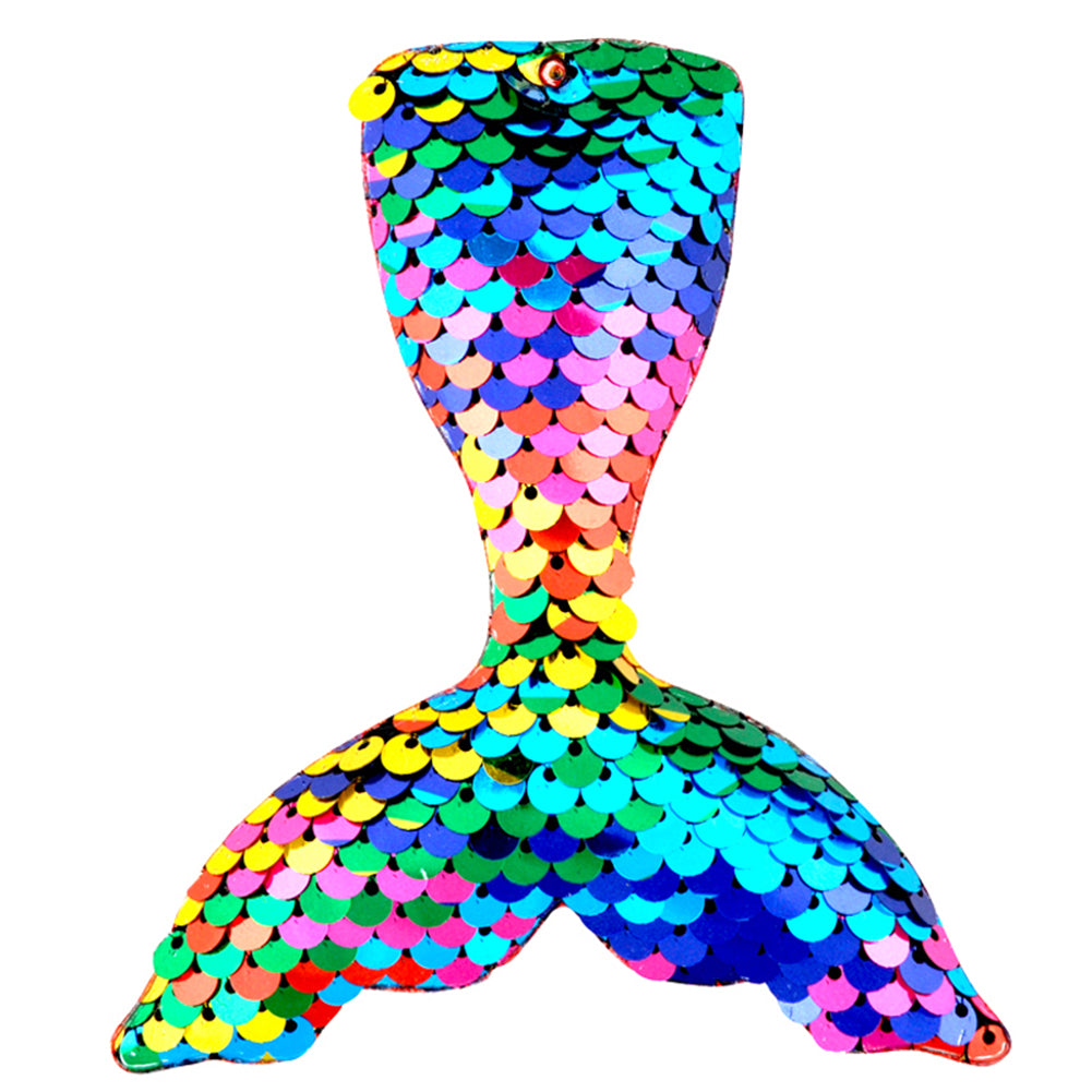 Children Kids Girls Headwear Glitter Sequin Mermaid Tail Hair Clip Hairpin