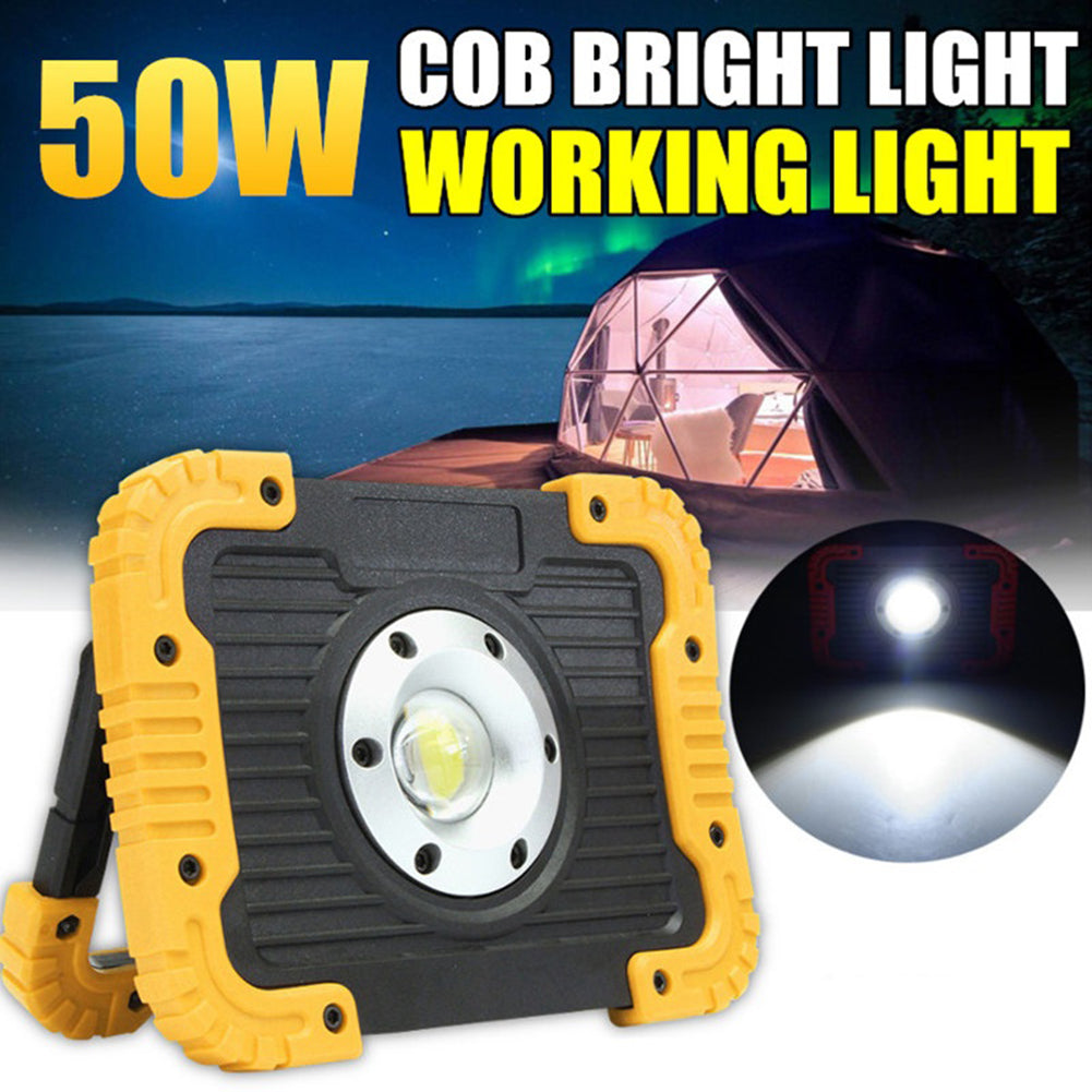 20W Rechargeable COB Work Light Tent Lantern Flashlight Outdoor USB Power Bank