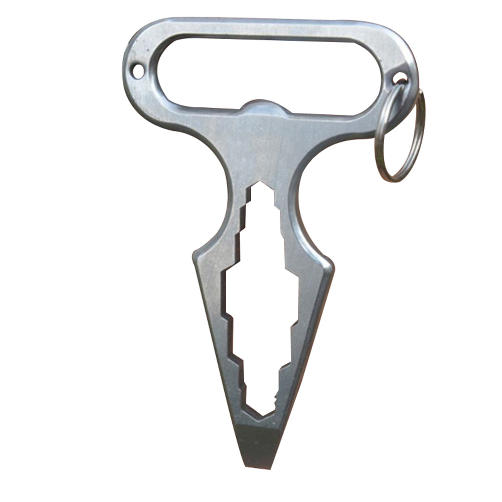 Camping Equipment EDC Gear Tool Angle Wrench Screwdriver Opener Survival Kit