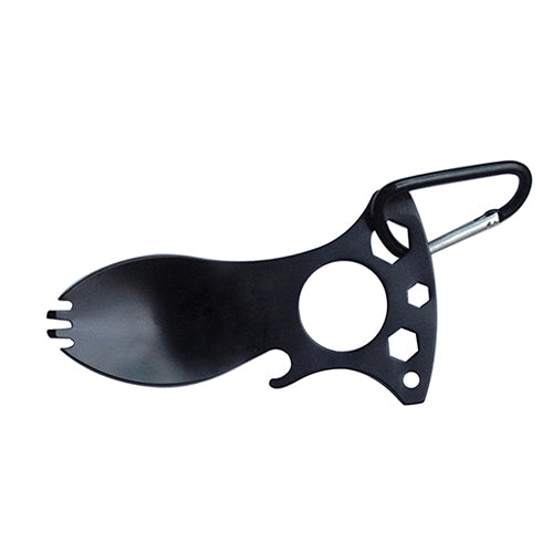 5 in 1 Pocket EDC Screwdriver Bottle Opener Spoon Survival Kit Camping Gear
