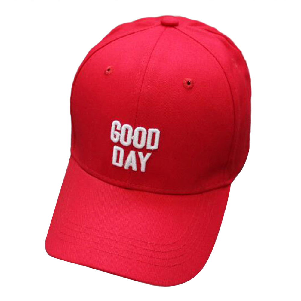 Good Day Letter Embroidered Hip Hop Baseball Cap Snapback Unisex Outdoor Sun Hat
