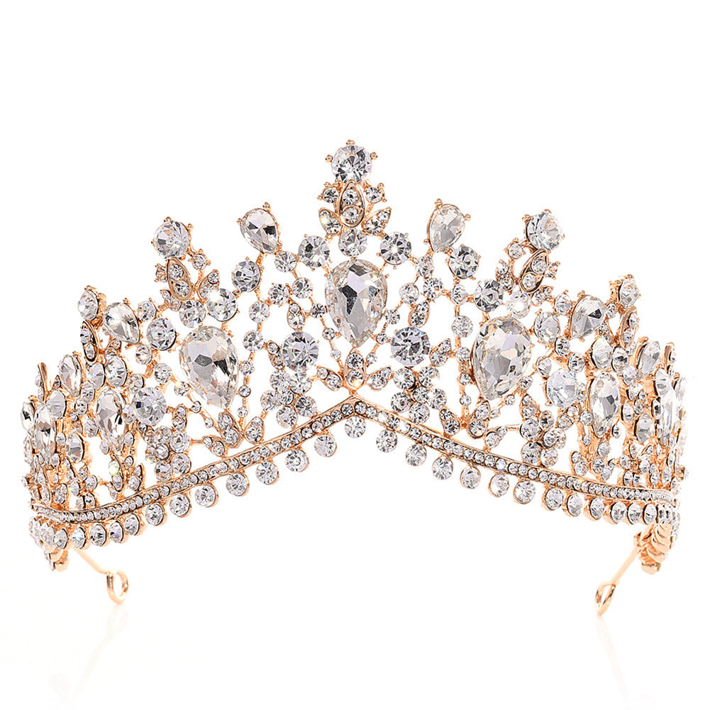 Wedding Bridal Tiara Wedding Hair Accessories Shining Rhinestones Crown Headband