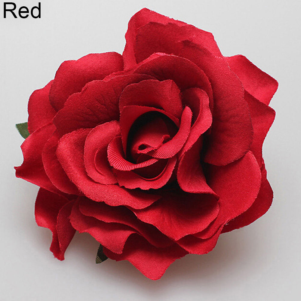 Rose Flower Hairpin Brooch Wedding Bridal Bridesmaid Party Accessories Hair Clip