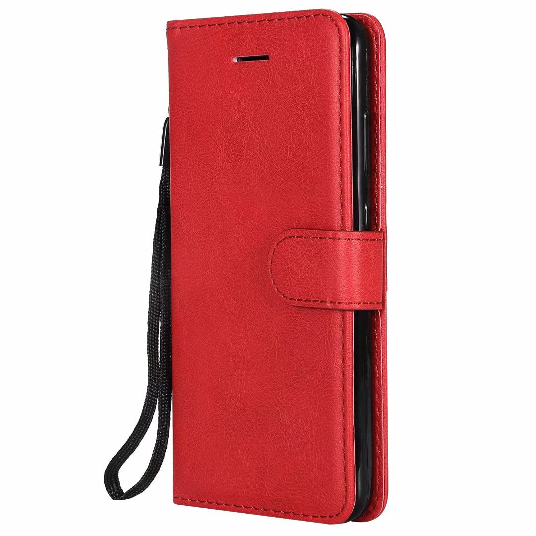 Wallet Case For Huawei P10 Flip Cover Pure Color PU Leather Mobile Phone Bags With Card slot For Huawei P10 Lite