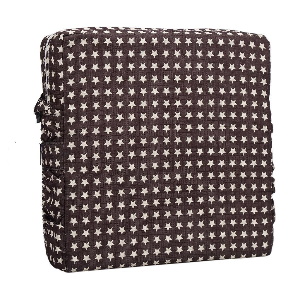 Star Pattern Baby Dining Chair Cushion Removable Kids Highchair Heightening Pad