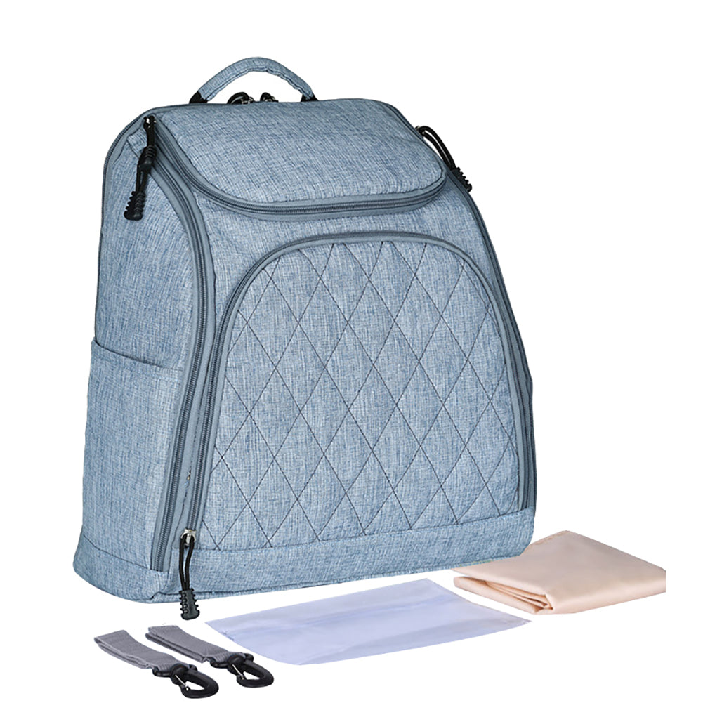 Outdoor Mother Baby Diaper Changing Large Capacity Mummy Backpack Stroller Bag