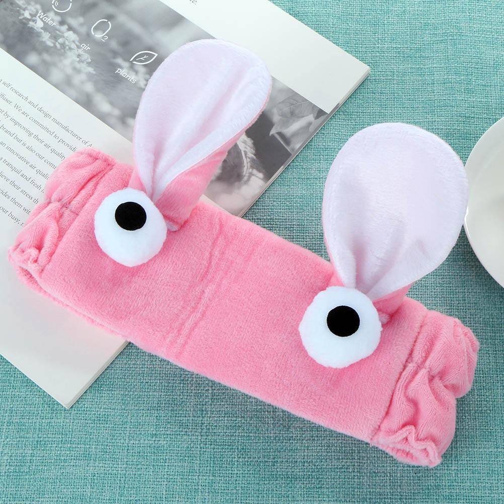 Women Cute Plush Rabbit Ears Headband Girls Hair Band Hair Accessory Gift