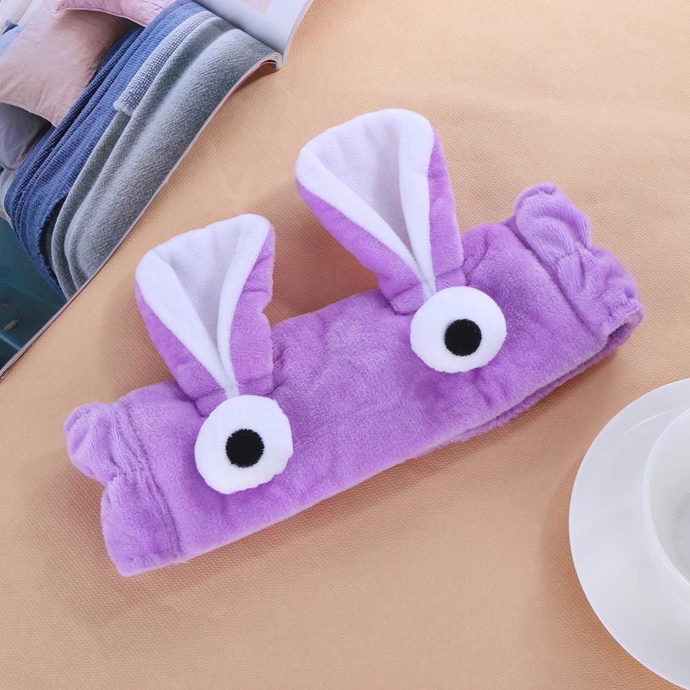 Women Cute Plush Rabbit Ears Headband Girls Hair Band Hair Accessory Gift