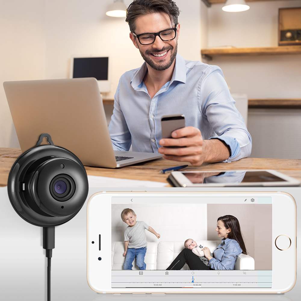 2PCS Smart IP Camera 720P Wireless Mini WIFI Night Vision Home Security IP Camera Monitor Baby