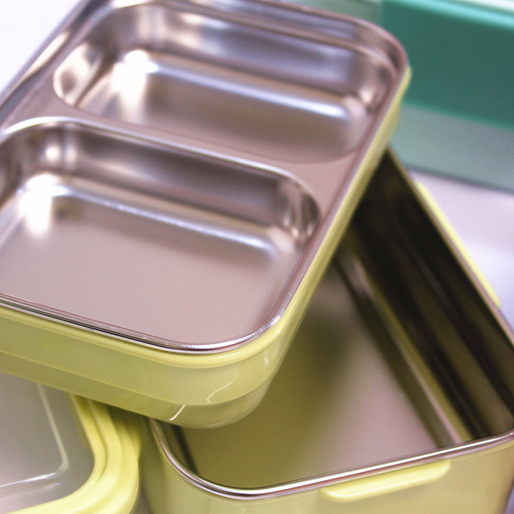 Dual/Single Layer Bento Lunch Box Stainless Steel Food Meal Storage Container
