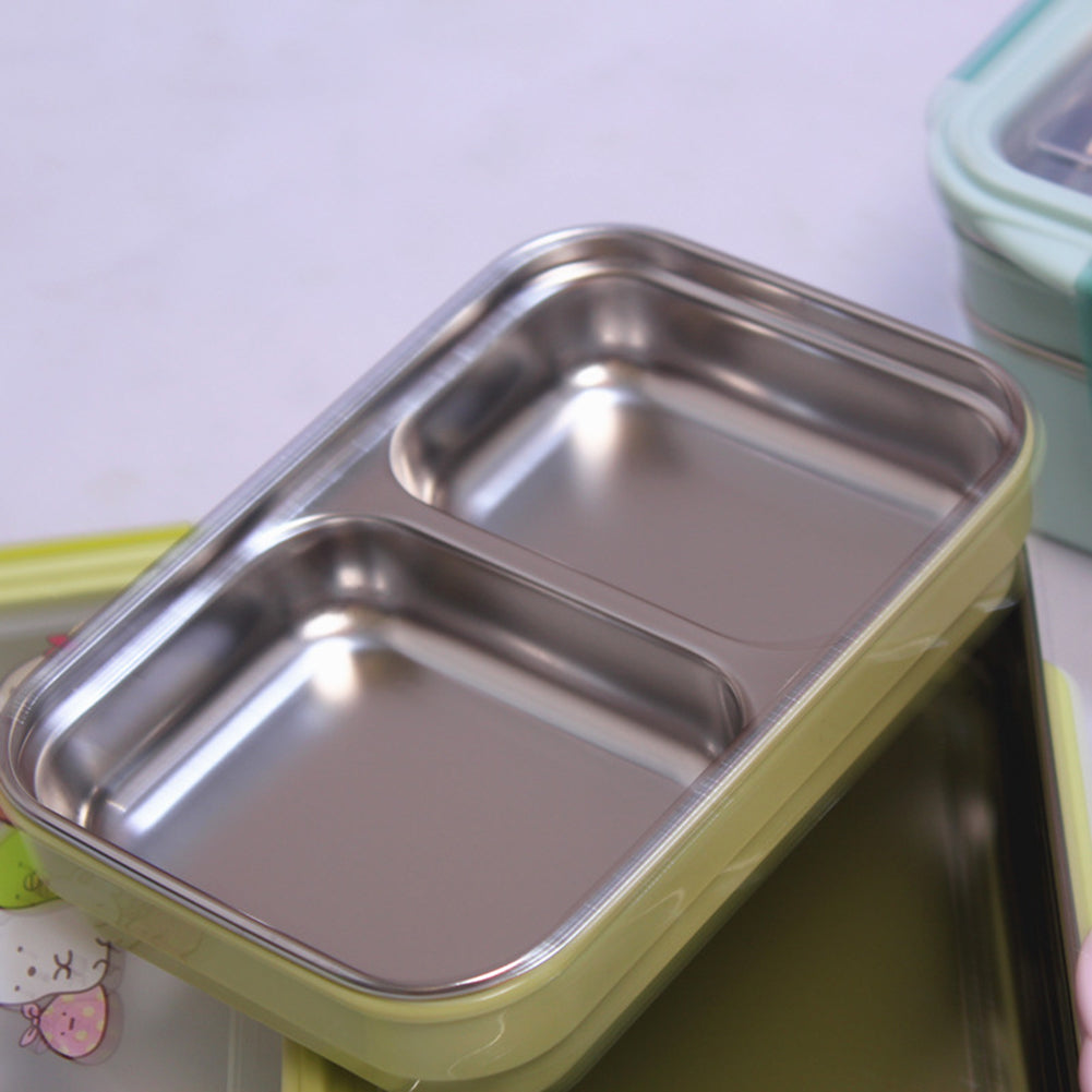 Dual/Single Layer Bento Lunch Box Stainless Steel Food Meal Storage Container