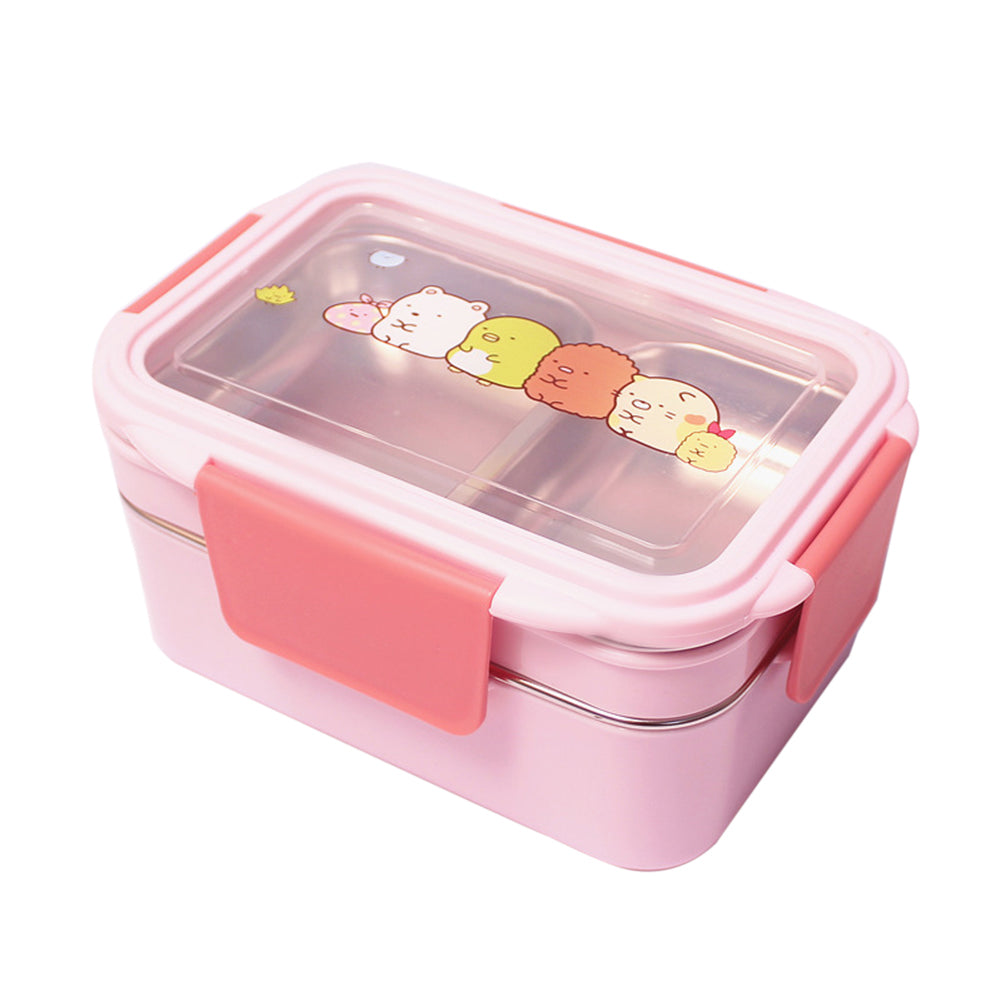 Dual/Single Layer Bento Lunch Box Stainless Steel Food Meal Storage Container