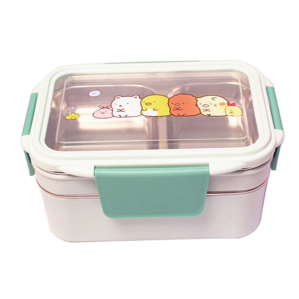 Dual/Single Layer Bento Lunch Box Stainless Steel Food Meal Storage Container