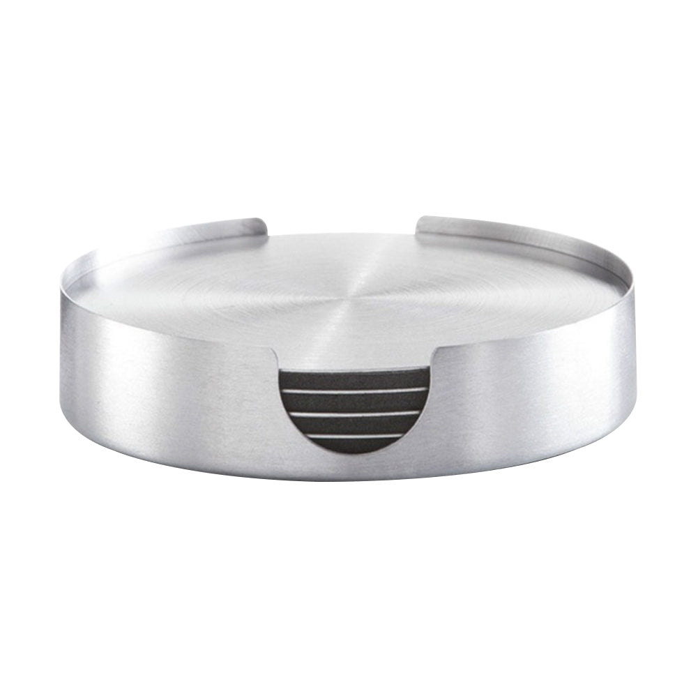 6Pcs/Set Stainless Steel Round Heat Insulation Coaster Mug Cup Pad Table Mat