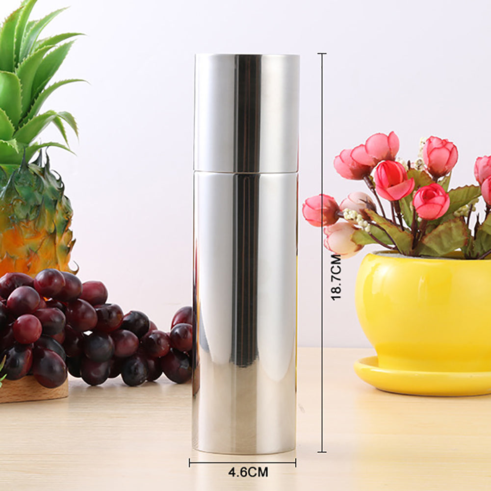 Stainless Steel Oil Bottle Sprayer Kitchen Picnic Barbecue Jar Sauce Injector