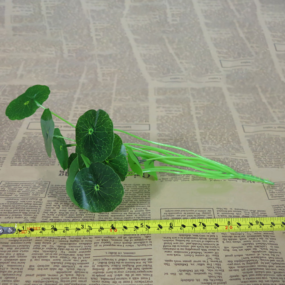 Artificial Foliage Plant Lotus Leaf Office Home Garden Fish Tank Decoration