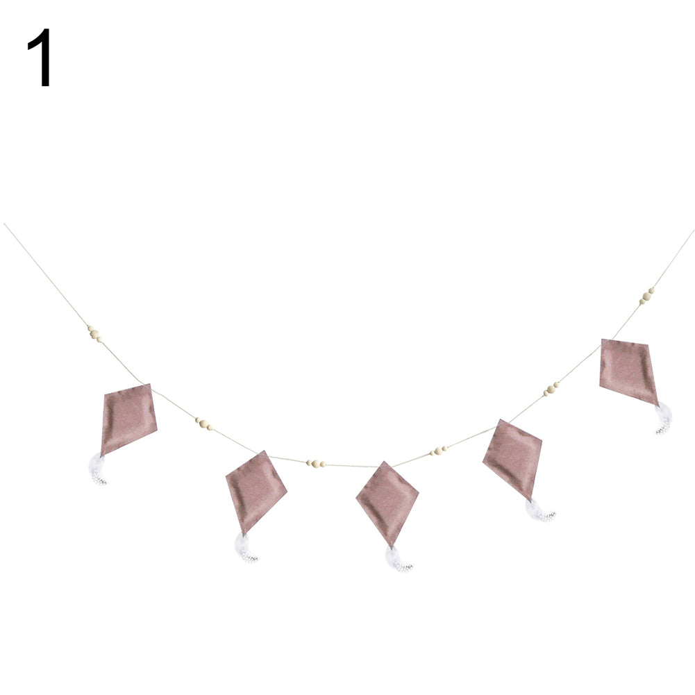 Rhombus Balloon Wall Hanging Bunting Banner Ornament Kids Room Party Decoration