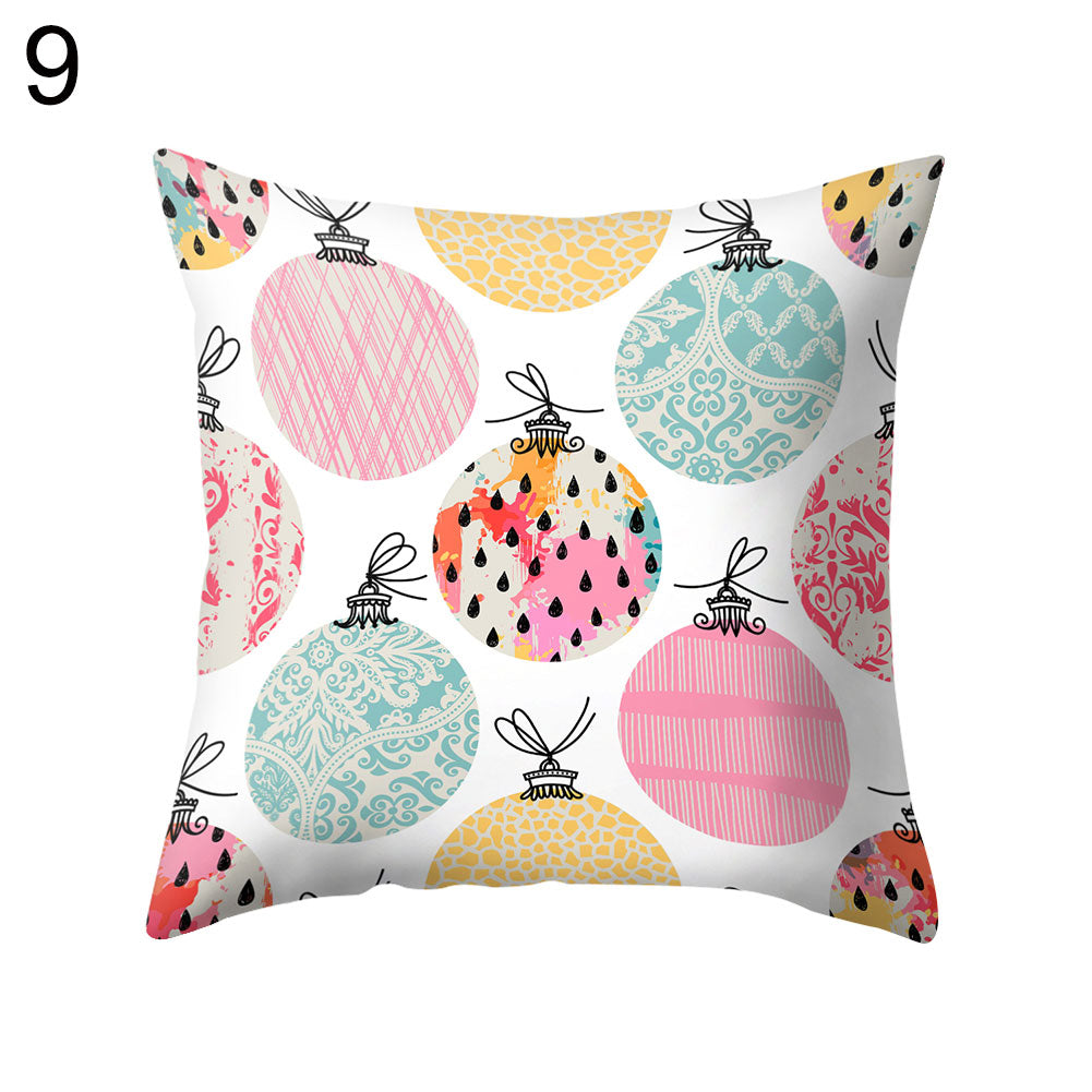 Rhombus Geometric Throw Pillow Protector Case Cushion Cover Sofa Bedding Article