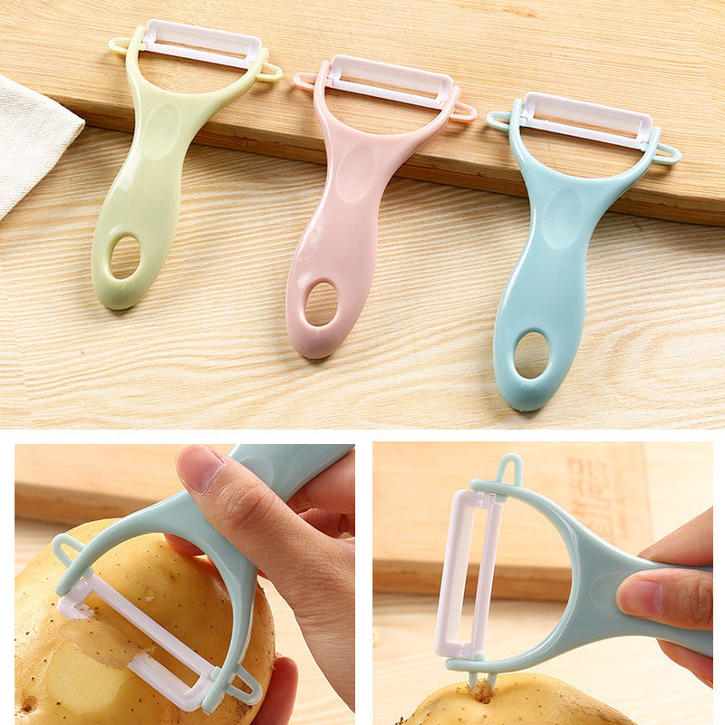Ceramics Fruit Carrot Potato Planing Peeler Parer Cutter Kitchen Tool Multi-purpose Vegetable Melon Gadget Peeler