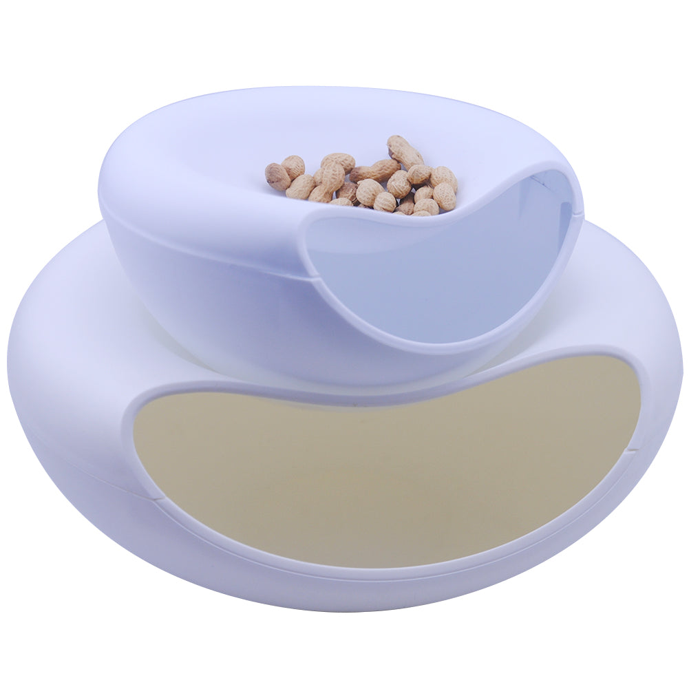 Creative Modern Living Room Simple Plastic Snacks Melon Seeds Candy Tray Collection Box Plastic Lazy Desktop Trash Box